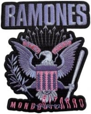 Ramones - Patch Mondo Bizarro (11,4 X 9,1 Cm)
