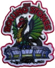 Rolling Stones - Patch Dragon Cut Out (9,9 X 8,3 Cm)