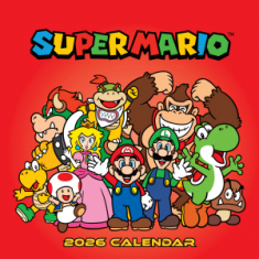 Super Mario  - 2026 Square Calendar