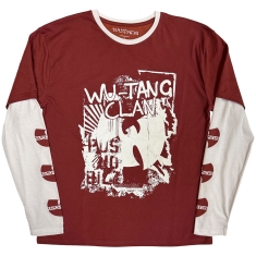 Wu-Tang Clan - Graffiti (Red & White) Uni Layered Longsleeve