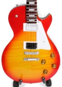 Led Zeppelin - Minigitarr Jimmy Page (Höjd Ca 25Cm