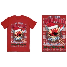 Five Finger Death Punch - Zombie Kill Xmas Uni Red T-Shirt X (XL)