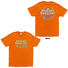 Imagine Dragons - Take Me To The Beach Uni Orange T-Shirt