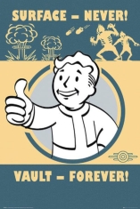 Game Poster - Fallout 4 - Surface Never Vault Forever (91,5 X 61 Cm)