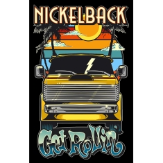 Nickelback - Get Rollin' Textile Poster