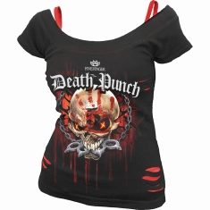 Five Finger Death Punch - Assassin - Ladies Ripped Top