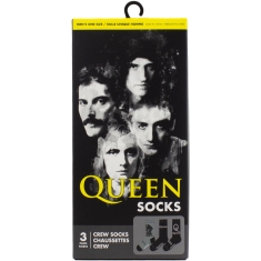 Queen - Logos Gift Box Uni 3-Pack Socks