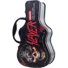 Slayer - Logos Guitar Tin Uni 3-Pack Socks