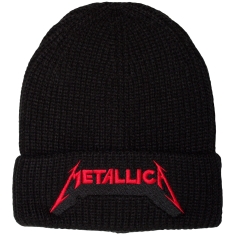 Metallica - Red Logo Shadow Bl Beanie Hat