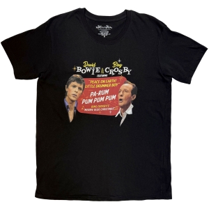 David Bowie & Bing Crosby - Little Drummer Boy Uni Bl T-Shirt