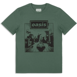 Oasis - Definitely Maybe Frame Green T-Shirt