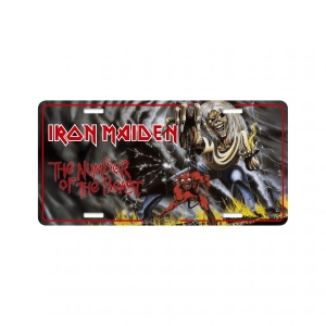 Iron Maiden - Number Plate Number Of The Beast (3