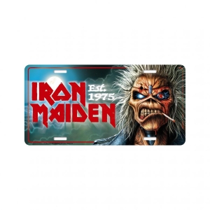 Iron Maiden - Number Plate Est 1975