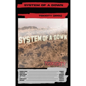 System Of A Down - Textile Poster: Toxicity