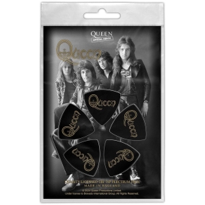 Queen - Tri-Tip Plectrum Pack: Logo