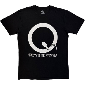 Queens Of The Stone Age - Sperm Logo Mono Uni Bl T-Shirt
