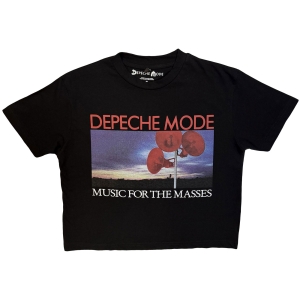 Depeche Mode - Music For The Masses Lady Bl Crop Top