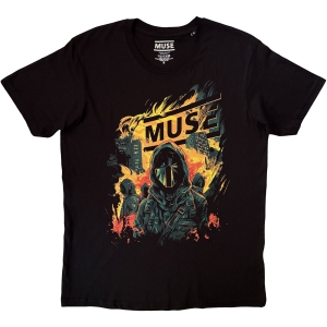 Muse - Burning Uni Bl T-Shirt