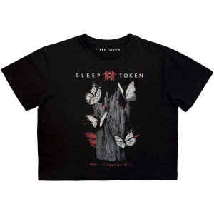 Sleep Token - Butterflies Lady Bl Crop Top