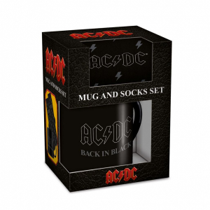 Ac/Dc - Back In Black Mug & Sock Set