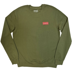 Oasis - Red Decca Logo Uni Khaki Sweatshirt