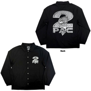2Pac - Steel Logo Uni Bl Shirt