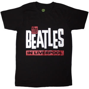The Beatles - In Liverpool Uni Bl T-Shirt