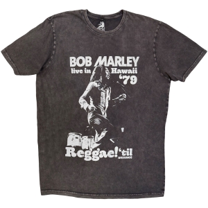Bob Marley - Hawaii Stone Wash Uni Char T-Shirt
