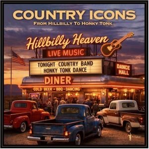 Various Artists - Country Icons: From Hillbilly To Honky Tonk (Ltd Nad Sunburst Vinyl)