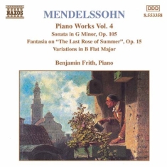 Mendelssohn Felix - Piano Works Vol 4