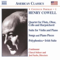 Cowell Henry - Piano Chamber & Vocal Works 1