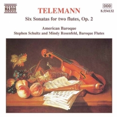 Telemann Georg Philipp - 6 Sonatas For 2 Flutes Op 2
