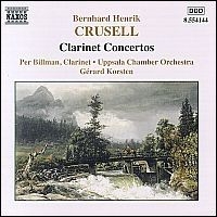 Crusell - Klarinettkonserter in the group CD / Klassiskt at Bengans Skivbutik AB (582560)