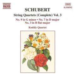 Schubert Franz - String Quartets Vol 3