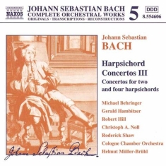 Bach Johann Sebastian - Harpsichord Concertos 3
