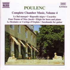 Poulenc Francis - Complete Chamber Music Vol 4