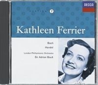 Ferrier Kathleen Alt - Sjunger Bach & Händel in the group CD / Klassiskt at Bengans Skivbutik AB (628025)
