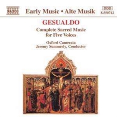 Gesualdo Carlo - Sacred Music 5 Voices