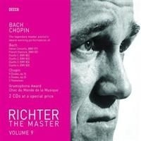 Richter Sviatoslav Piano - Plays Bach/Chopin - Master Vol 9 in the group CD / Klassiskt at Bengans Skivbutik AB (653633)