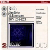 Bach - Violinsonater Samtl in the group CD / Klassiskt at Bengans Skivbutik AB (689721)