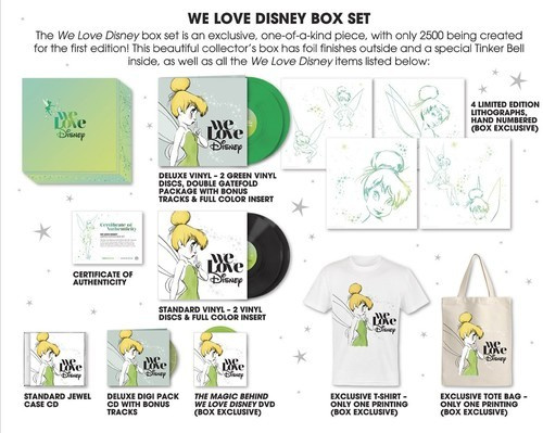 Blandade Artister - We Love Disney (Box 3Lp+2Cd+Dvd)