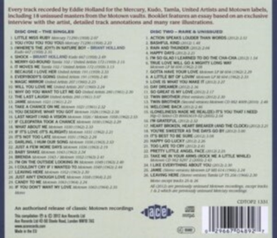 Holland Eddie - It Moves Me: The Complete Recording