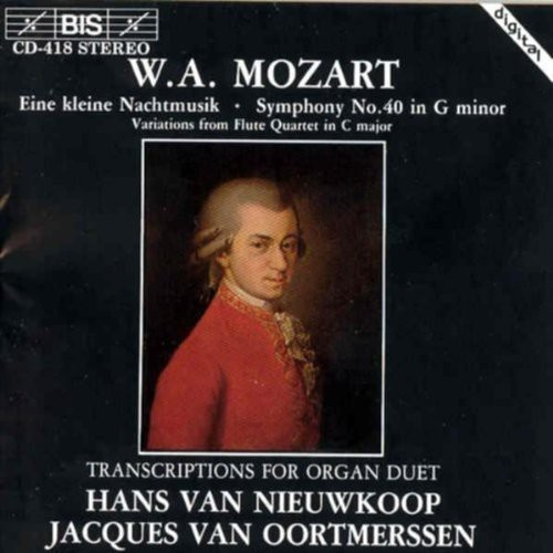 Mozart Wolfgang Amadeus - Transcriptions For Organ Duet