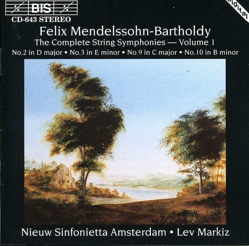 Mendelssohn Felix - Complete String Symphony Vol 1
