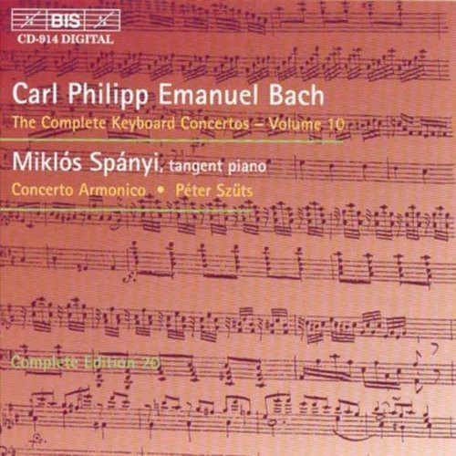 Bach Carl Philipp Emanuel - Keyb Concertos Vol 10