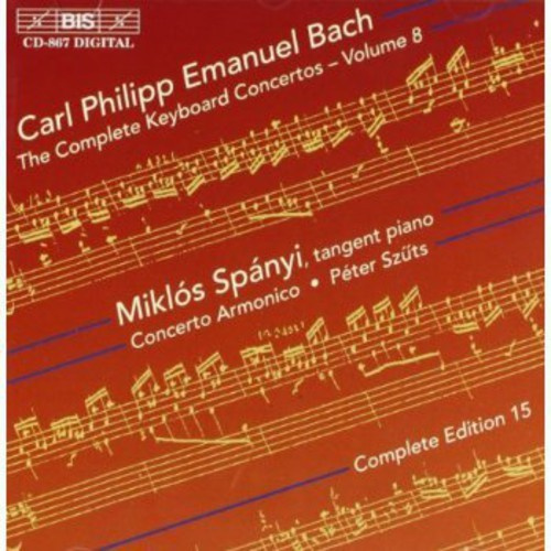 Bach Carl Philipp Emanuel - Keyboard Concertos Vol 8