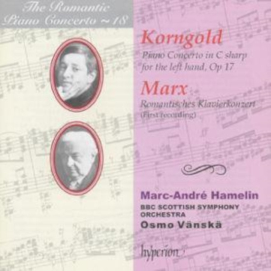 Korngold Erich Wolfgang - Piano Concertos/Marx