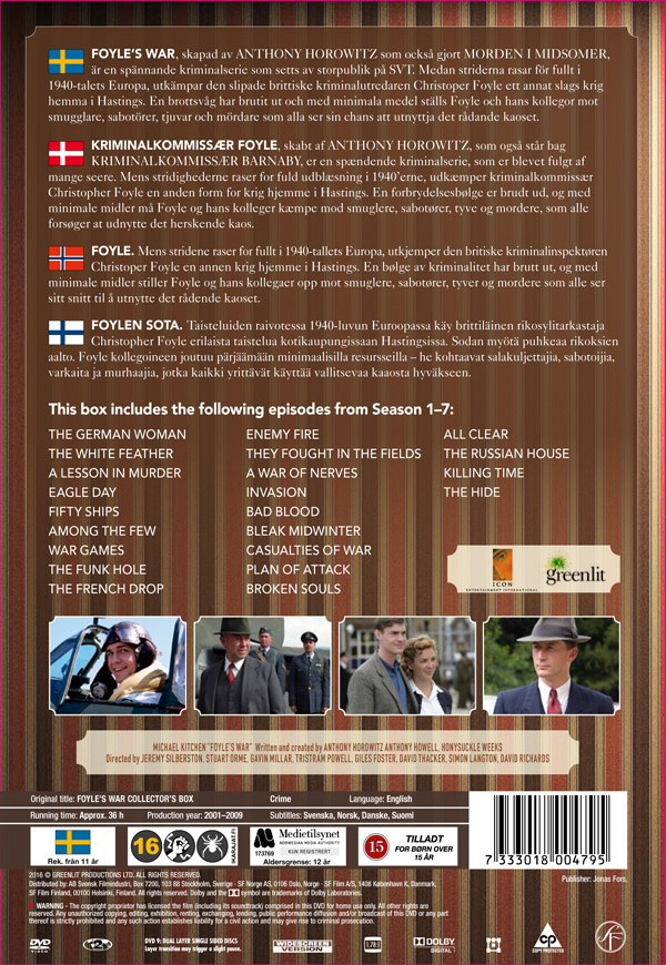 Movie - Foyle's War Season 1-7