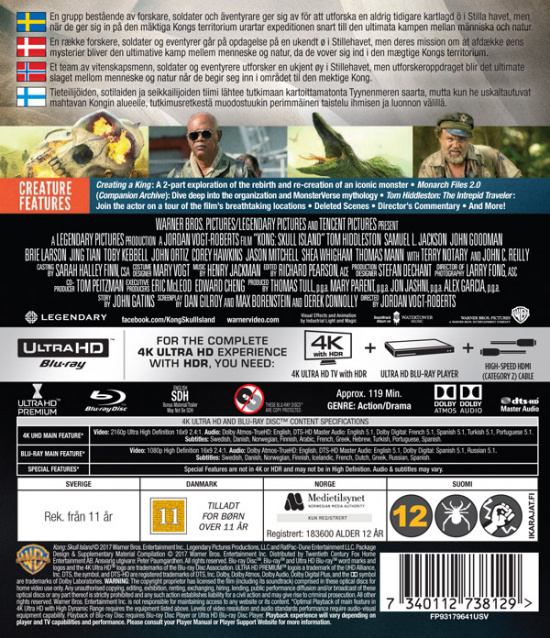Movie - Kong: Skull Island Uhd