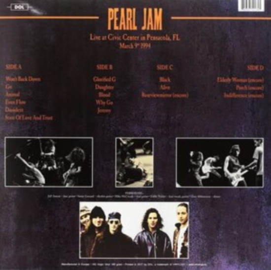 Pearl Jam - Live Pensacola 1994 (Coloured)